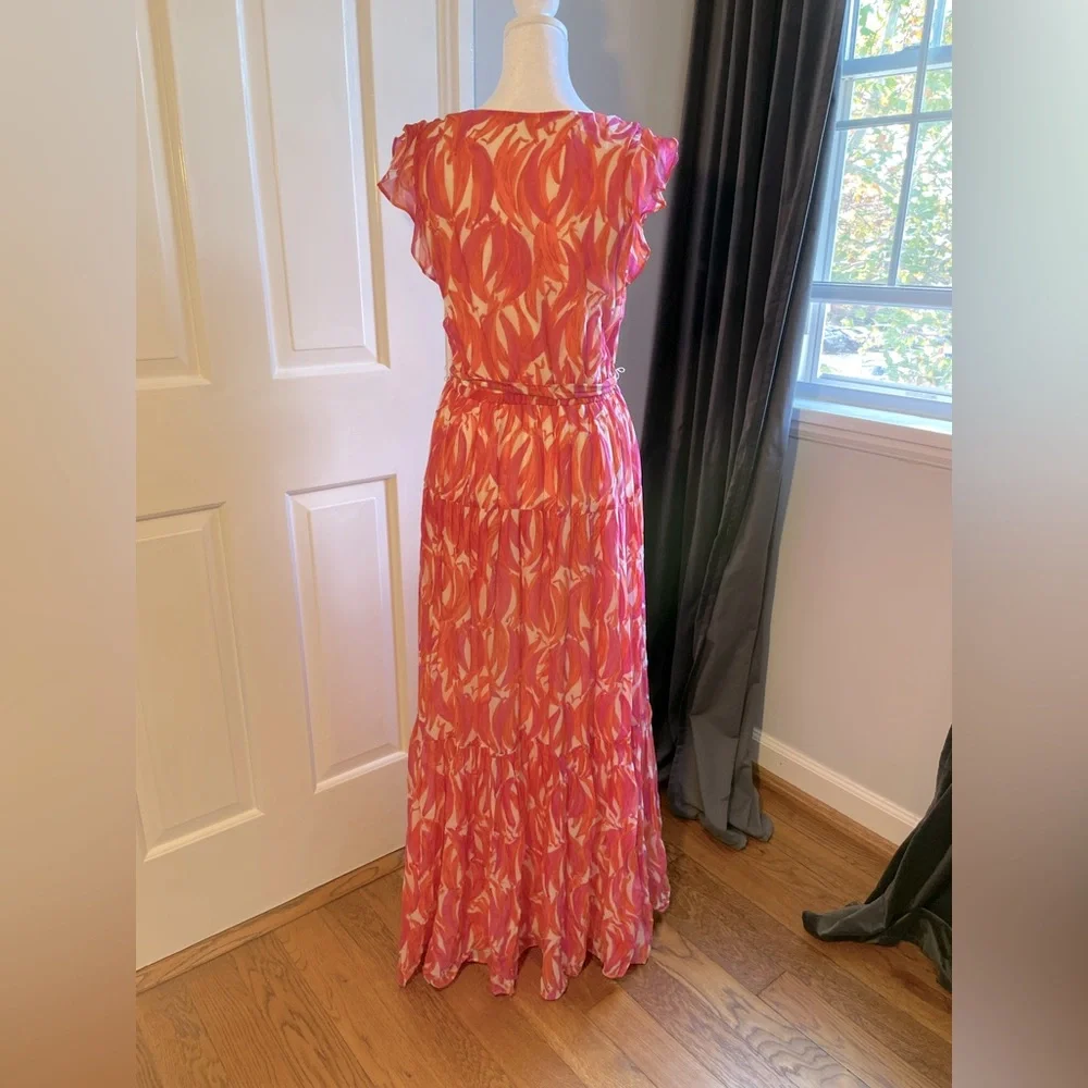 Anthropologie Maeve Banana Grove Maxi Dress Size 4 - Picture 5 of 6